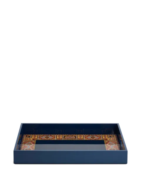 ETRO HOME cachemire rectangular large tray Blue UHIB0003AX133B0310