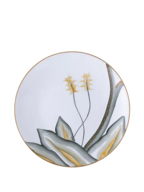 MARIE DAAGE Handpainted round dessert plate (21cm) White VERD4341854FORPSC