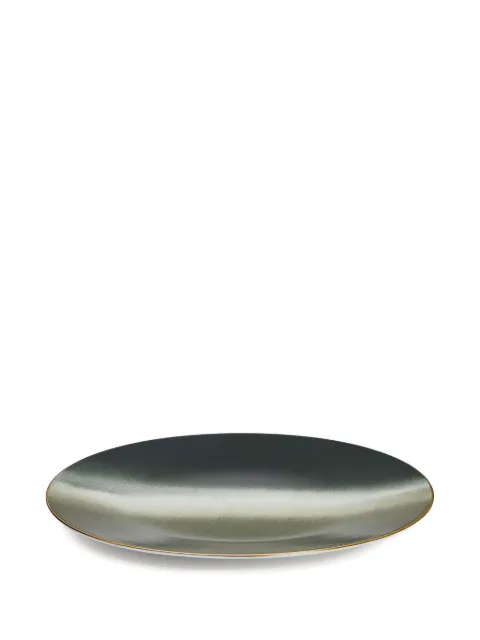 MARIE DAAGE tie-dye round coupe presentation plate (30.5cm) Green TIED1834FORPPC