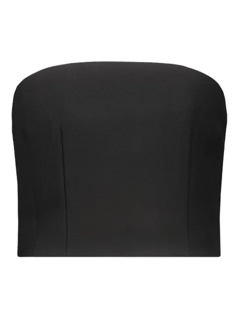 WARDROBE.NYC wool corset Black W1099F24WO