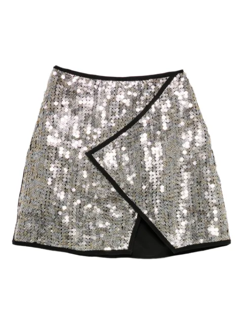 MITILIANE COUTURE sequin-embellishment skirt Silver 5942664541862