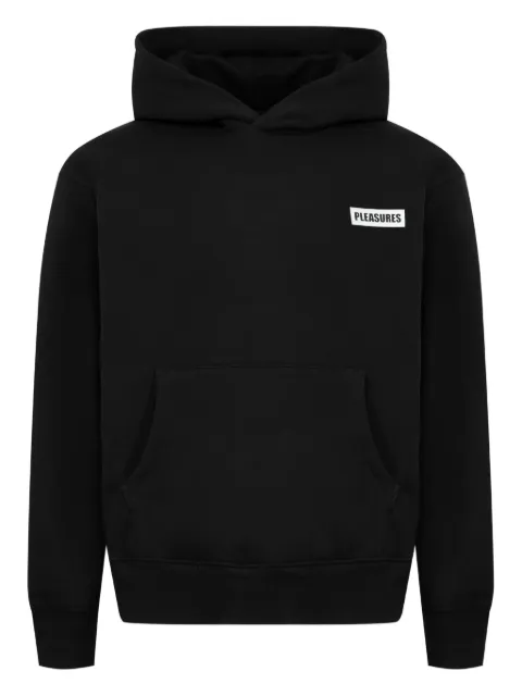 Pleasures Workman graphic-print hoodie Black P25F007