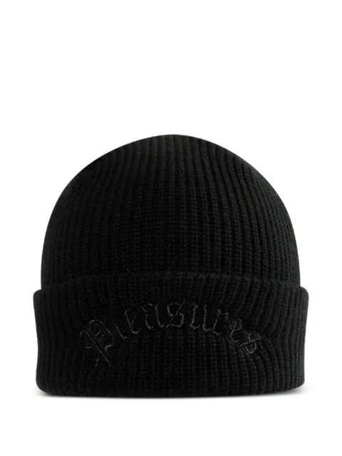 Pleasures arch beanie Black P25F094