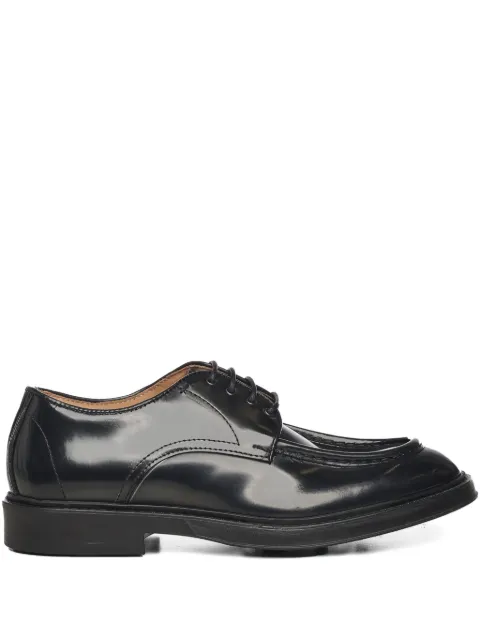 Giuliano Galiano round-toe leather derby shoes Black FOXABRASIVATONERO