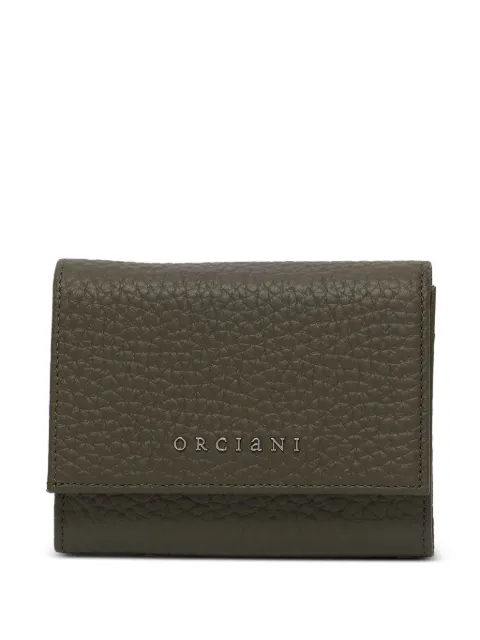 Orciani small logo-appliqué wallet Green SD0142SOF