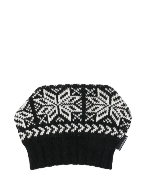 Dolce & Gabbana Pre-Owned 2000s patterned beanie Black DG180KL