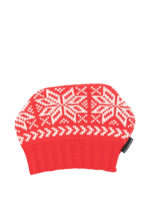 Dolce & Gabbana Pre-Owned 2000s patterned hat Red DG180KK