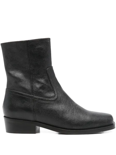 Aquazzura 30mm leather boots Black OWLMIDB0VCF