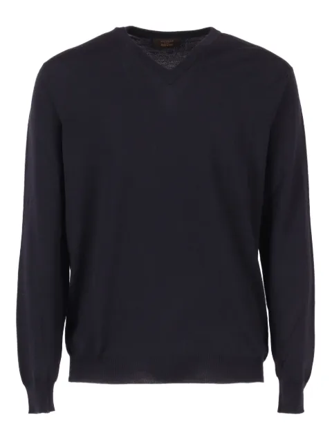 Zanone V-neck sweater Blue 810133Z0290
