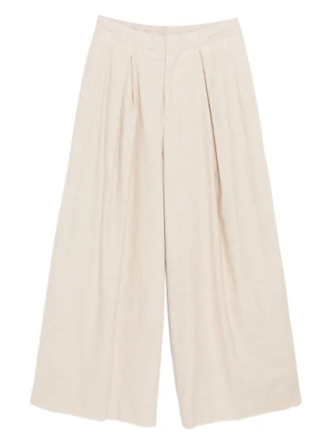 Lauren Manoogian pleated trosuers Neutrals AW25B2541W204D3