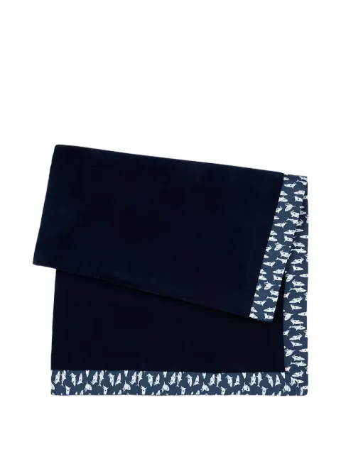 Paul & Shark shark-print beach towel Blue 2441705750