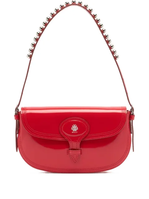 Bally small studded-handle shoulder bag Red WAS045VTA27