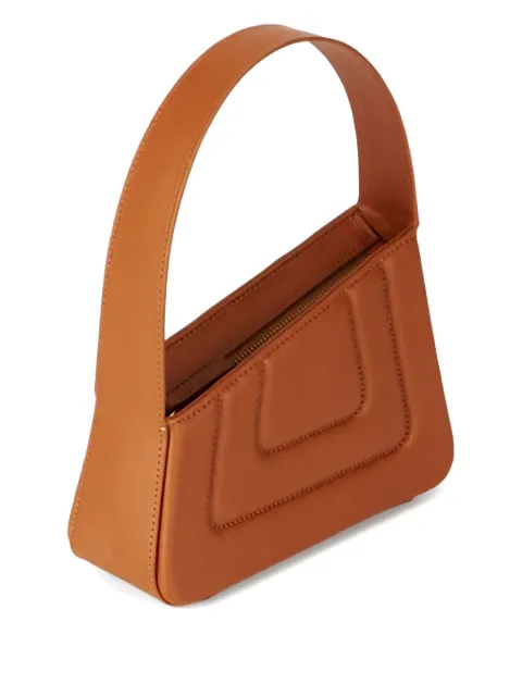DESTREE Albert u-shape panelled shoulder bag Brown 23F1ALB03501S