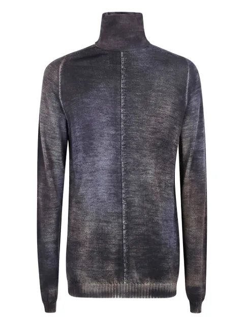 MD75 roll-neck top Grey MD12117MULTICOLOR