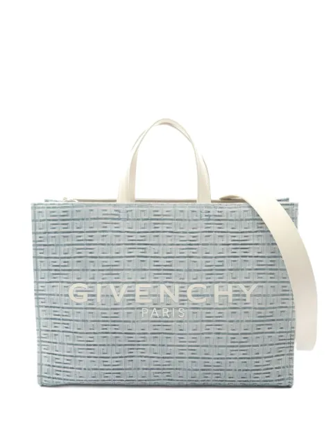 Givenchy Pre-Owned 2010s G-TOTE denim leather tote bag Blue 1015876