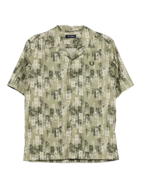 Fred Perry graphic-print shirt Green M9898