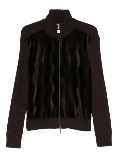 Versace Pre-Owned 2000s zip-up sweater Brown VE350KG