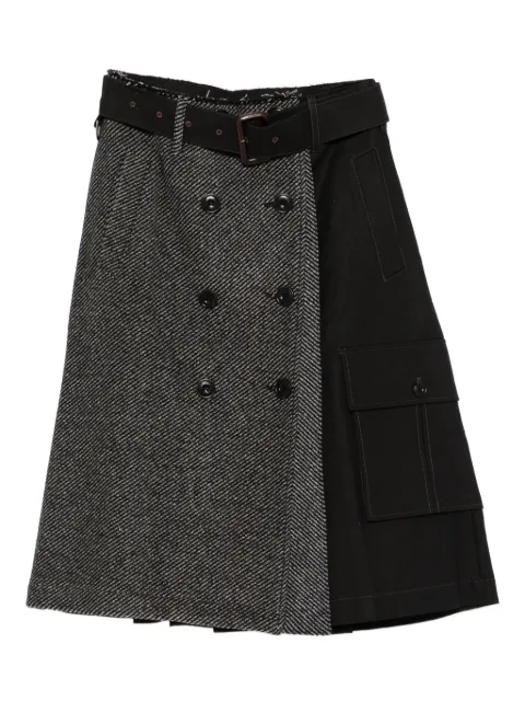 Andersson Bell Whitney pleated skirt Black APA848W