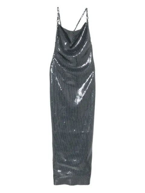 Coperni cowl-neck strap dress Grey COPR205F3051