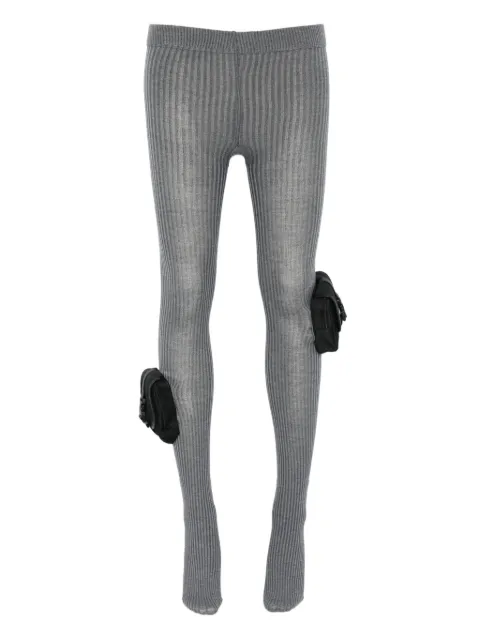 Coperni cargo-pocket tights Grey COPSA14F5087