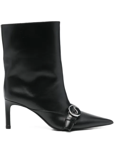 Coperni 75mm belted boots Black COPSH87F6004