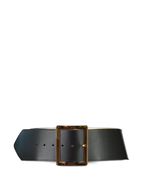 Sprwmn Elsa square-buckle belt Black BLT002LBLCK
