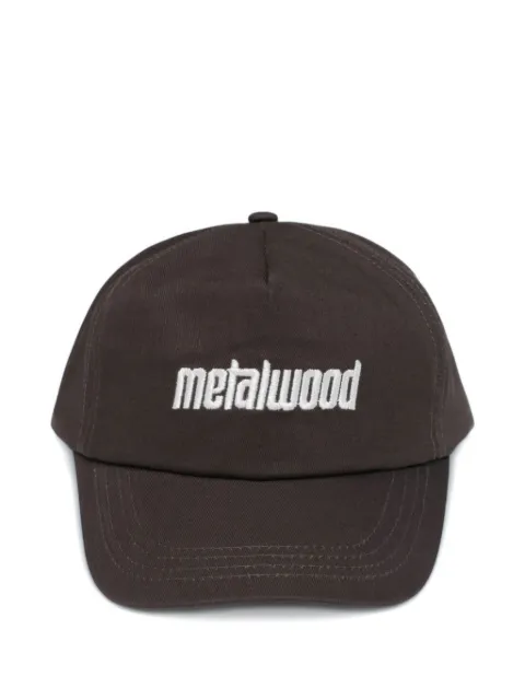 Metalwood Studio logo motif baseball cap Brown MWS250110BRN