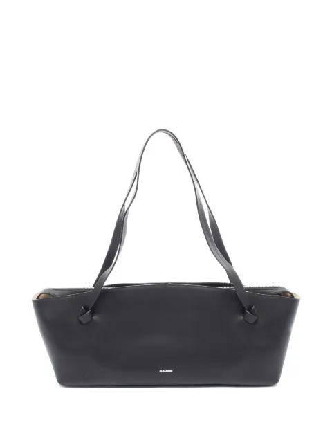 Jil Sander Pre-Owned 2020s leather shoulder bag Black 1018134