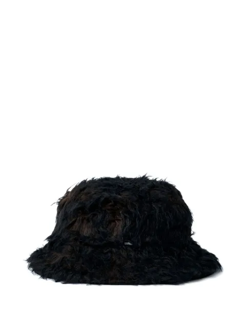 OUR LEGACY hairy texture bucket hat Brown A4258BOB