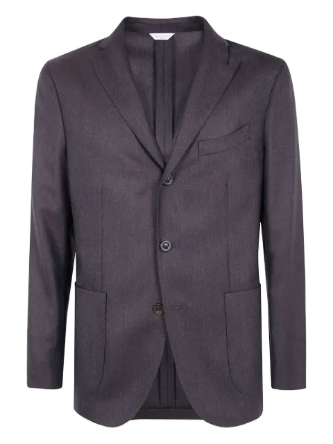 Boglioli Single-breasted blazer Brown N2902EFA0051097