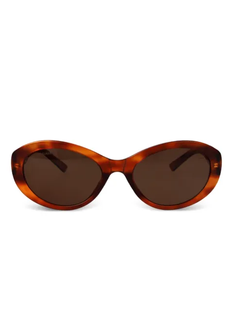 Balenciaga Eyewear oval-frame sunglasses Brown BB0446S003