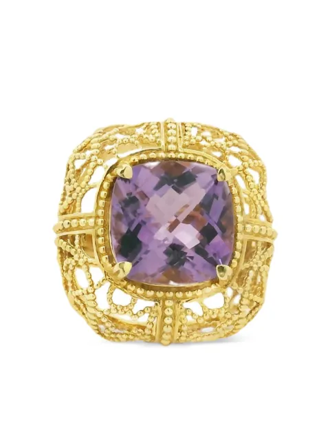 Lisa Nik 18K yellow gold amethyst ring Gold TWCSAMRGY