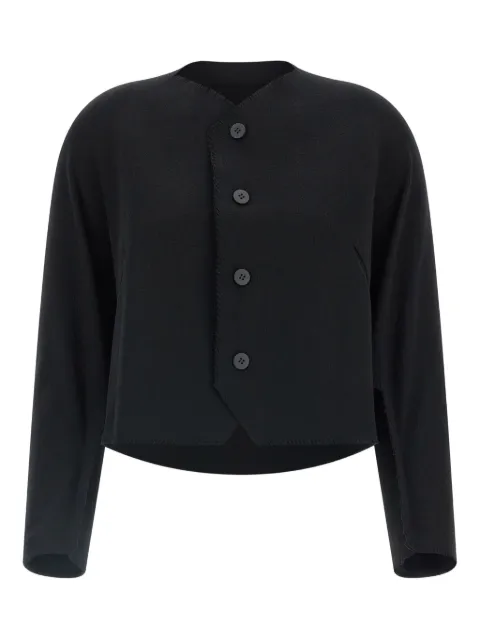 Issey Miyake Campagne button cardigan Black IM58KO35415