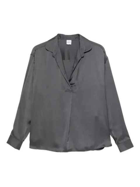 ASPESI satin blouse Grey 5661P591