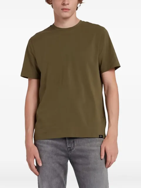 7 For All Mankind crew-neck T-shirt Green JSIM2370AR
