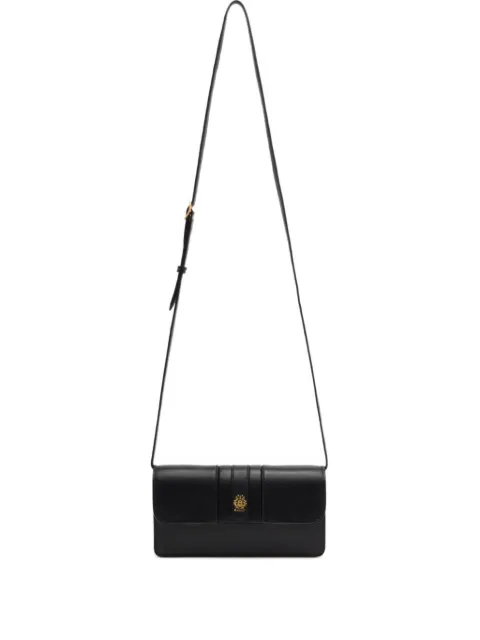 Bally Beckett crest flap leather mini bag Black WLT00PVT769