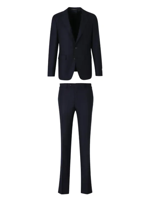 Canali pinstripe single-breasted suit Blue L2427053BF04700
