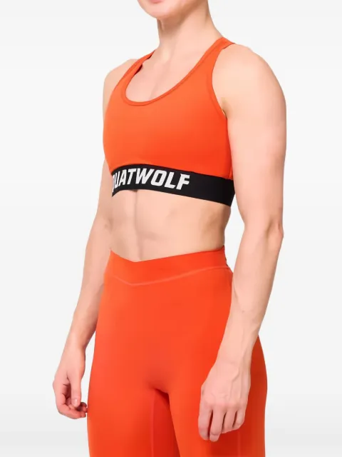 SQUATWOLF Wordmark sports bra Orange WB05053