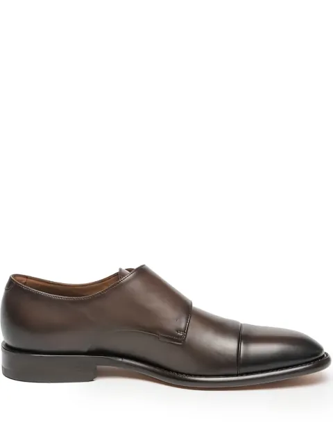 BOSS buckle monk shoes Brown 50547022205
