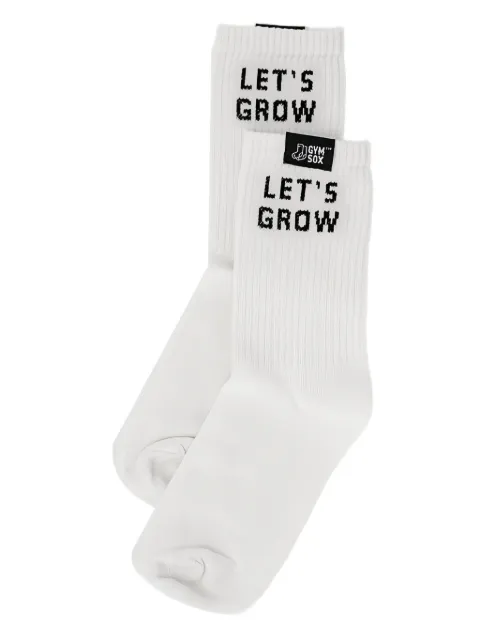 Happy Socks 'let's grow' socks White LETSGROW