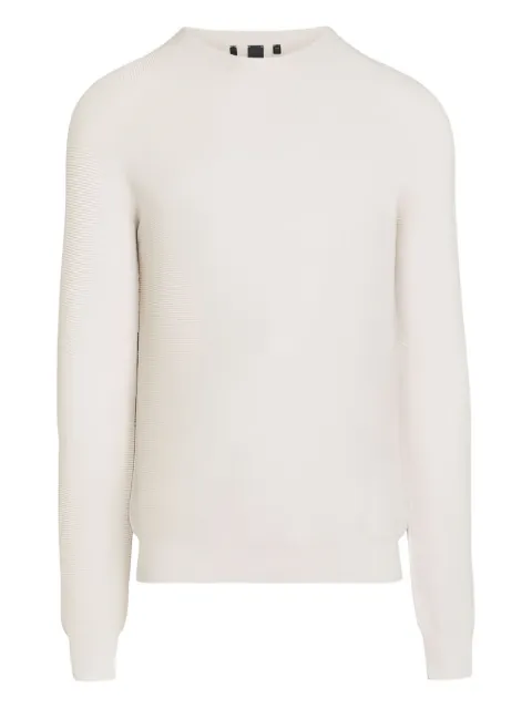 Alphatauri textured sweater Neutrals ATA2157432