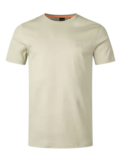 BOSS logo-patch T-shirt Green 50508584370