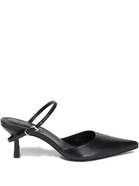 SIMKHAI 65mm Kieran pointed strap pumps Black 524S004L