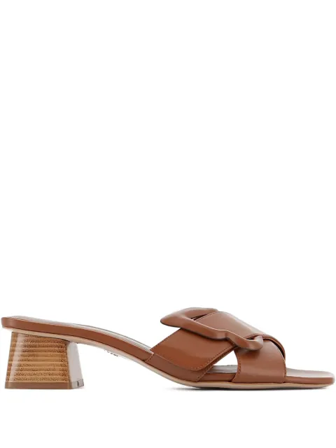 Sophia Webster 50mm Blair buckle heeled sandals Brown SSS25041