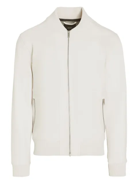 Alphatauri zip pocket sweatshirt White ATA2302032