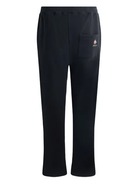 Bally crest-embroidered sweatpants Blue MJE0AGCO227
