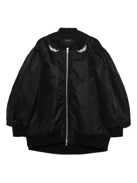 Simone Rocha embellished bomber jacket Black 6147B1002