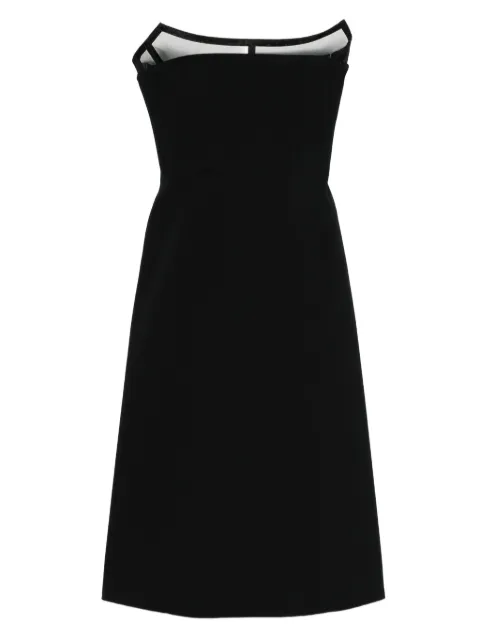 Blumarine strapless midi dress Black A544A350A