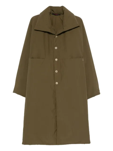 Ma+ single-breasted coat Green C521IPCPIMB