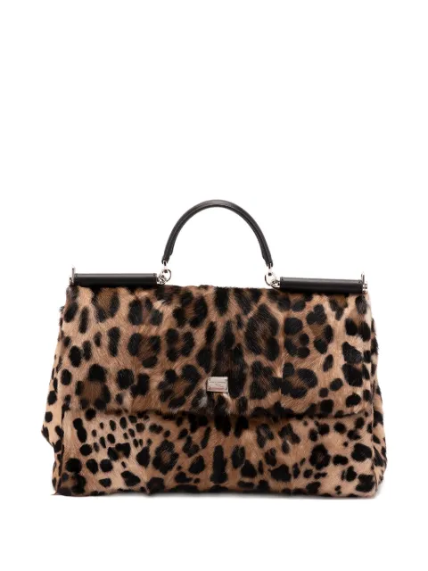 Dolce & Gabbana leopard-print tote bag Brown BB7814BX853